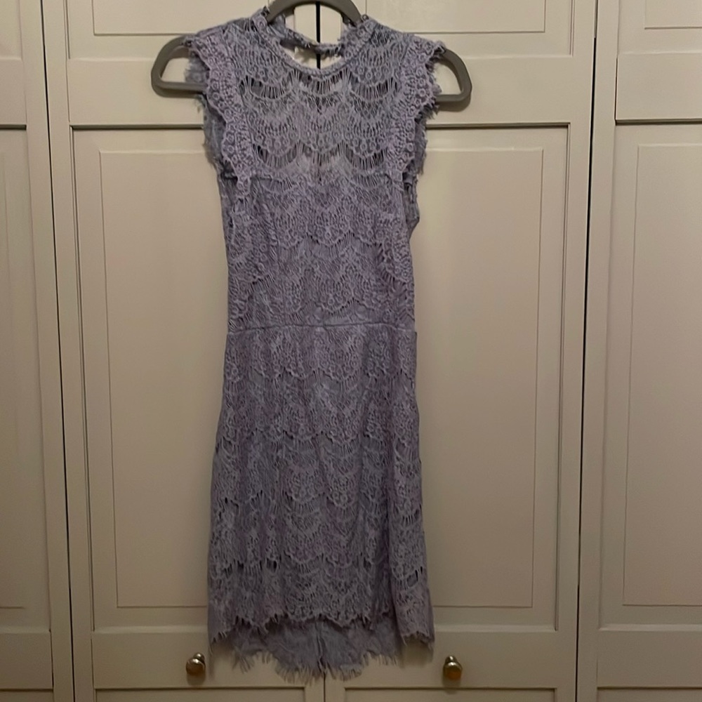 Intimately Free People Feather Lace Backless Dress
